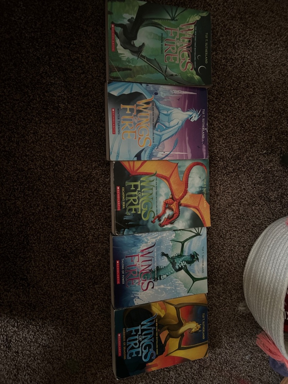Wings of Fire Paperback books 6-10